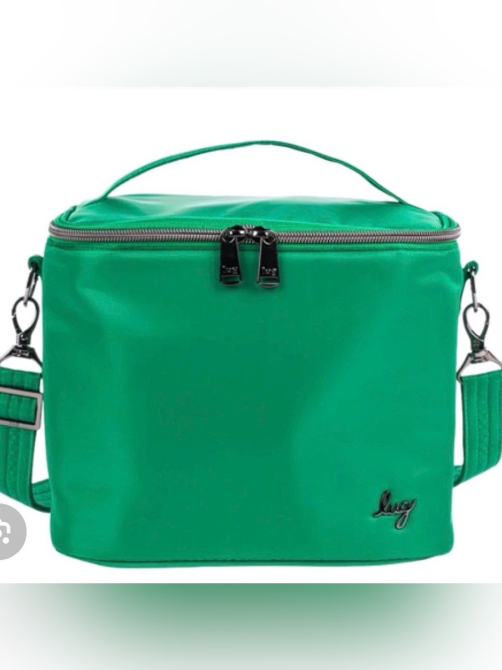 Lug Nibble Kelly Green Insulated Tote